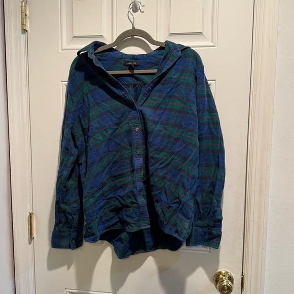 Blue Flannel Button Down - Picture 12 of 14